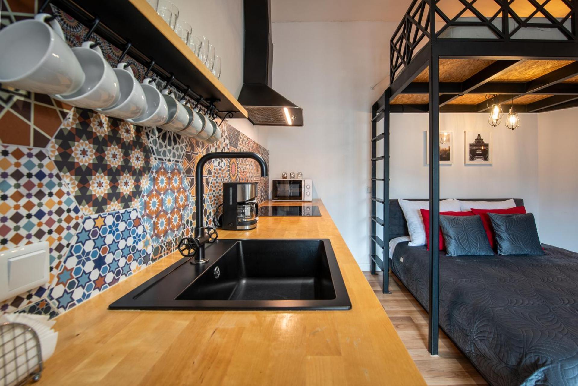 Modern Apartment Arizona Studio Old Town Dietla Balcony Krakkó Kültér fotó